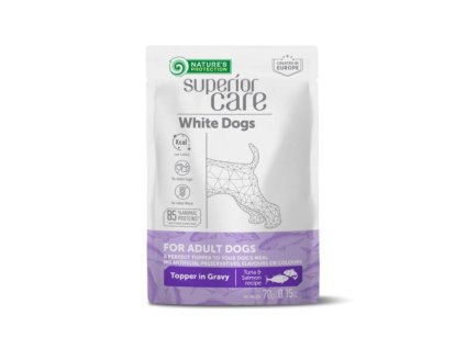 Kapsička NATURE´S PROTECTION Dog Superior Care White Adult Tuna and Salmon 70g