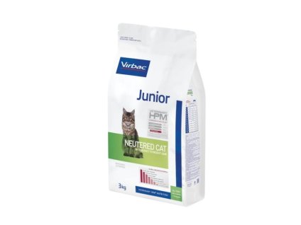 VIRBAC Vet HPM Cat Junior Neutered 3kg