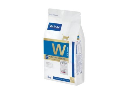 VIRBAC Vet HPM Cat Weight Loss&Control (W2) 3kg