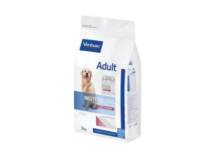 VIRBAC Vet HPM Dog Adult Neutered Large&Medium 3kg