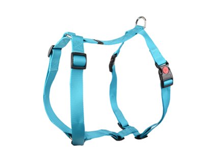 Postroj FLAMINGO Ziggi tyrkysový (XL) 70-110x2,5cm