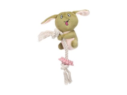 Hračka FLAMINGO plyš - Puppy DIdi koala s provazem zelená 16,7x7,5x25,5cm