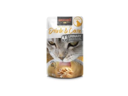 LEONARDO Cat Drink & Care Urinary s kuřecím masem 40g
