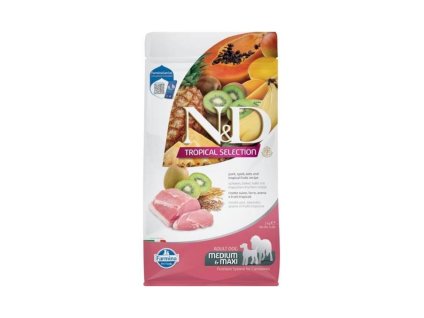 N&D Low Grain Tropical Selection Dog Adult Pork Medium/Maxi 2kg