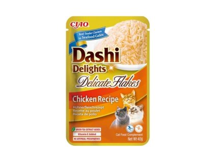CIAO Dashi Cat Delights Delicate Flakes kuře 40g