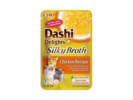 INABA Dashi Cat Delights Silky Broth kuře 40g