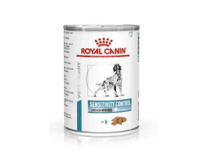 Konzerva ROYAL CANIN VD Dog Sensitivity Control Chicken and rice 410g