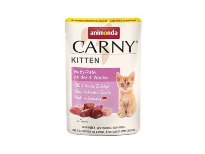Kapsička CARNY Kitten Baby paté 85g