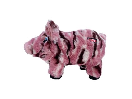 Hračka KONG Low Stuff Stripes Pig (M) 17,8x27,3cm