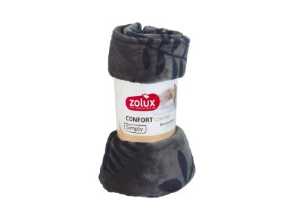 Deka ZOLUX Cocoon antracit se vzorem 100x75cm