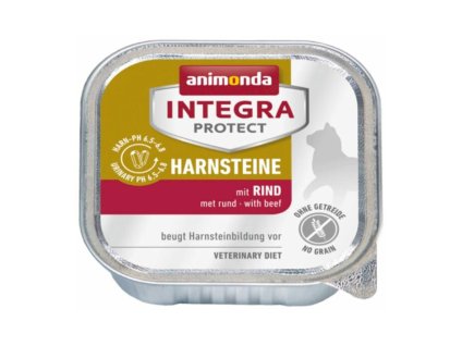 Paštika INTEGRA PROTECT Urinary/Harnsteine dieta s hovězím masem pro kočky 100g