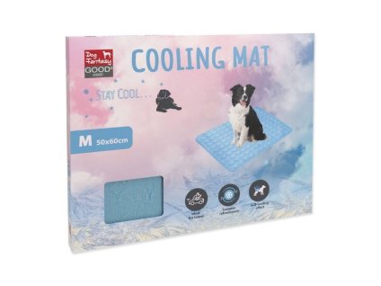 Chladící podložka DOG FANTASY modrá (M) 50x60cm
