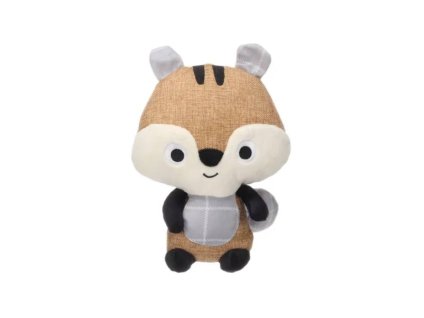 Hračka FLAMINGO textil - Koppo veverka hnědá 17x8x23cm (DOPRODEJ)