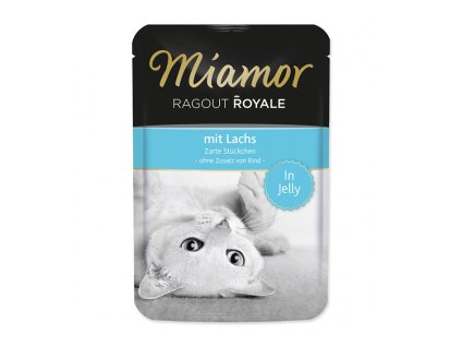 Kapsička MIAMOR Ragout Royale - losos v želé 100g