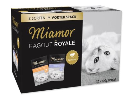 Kapsička MIAMOR Ragout Royale Kitten ve šťávě 2x6x100g (multipack)