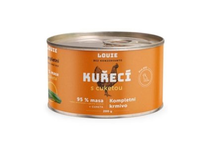 Konzerva LOUIE Dog kuřecí s cuketou 200g