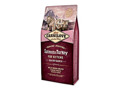 CARNILOVE Cat Salmon & Turkey for Kittens Healthy Growth 6kg