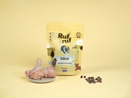 RUFRUF Click Výcvikové pamlsky šťavnaté kuře 200g