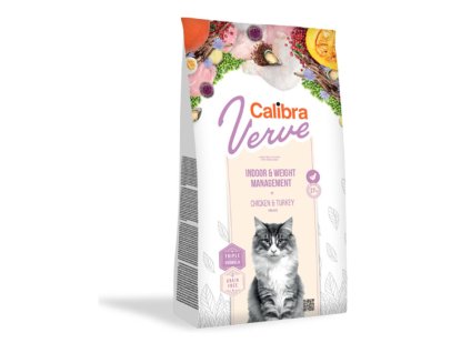 CALIBRA Cat Verve Grain Free Indoor & Weight Management Chicken 3,5kg