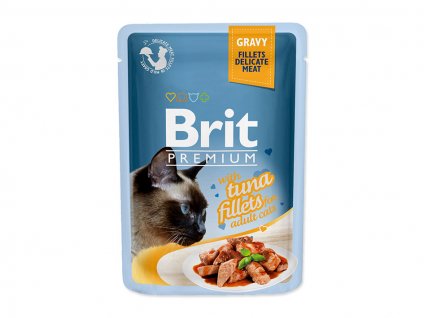 Kapsička BRIT Premium Cat Gravy Tuna Fillets 85g