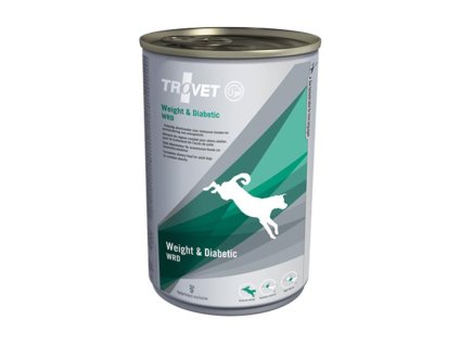 Konzerva TROVET Canine Weight & Diabetic WRD 400g
