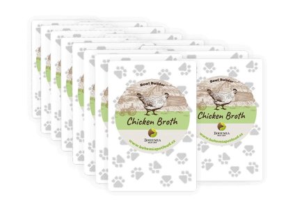 BOHEMIA Wild Chicken Broth Box 100ml (15 ks)