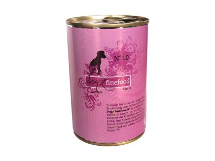 Konzerva DOGZ FINEFOOD No.10 s jehněčím 400g