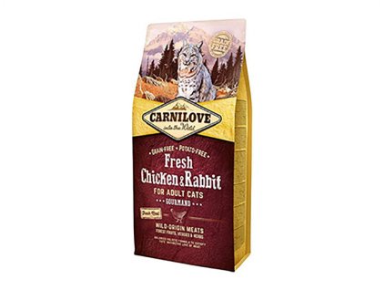 CARNILOVE Cat Fresh Chicken & Rabbit Gourmand 6kg
