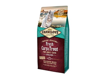 CARNILOVE Cat Fresh Carp & Trout Sterilized 2kg