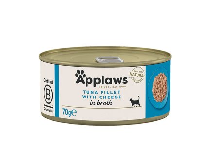 Konzerva APPLAWS Cat tuňák a sýr 70g