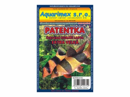 AQUARIMEX patentka extra velká 100g (mražené krmivo)