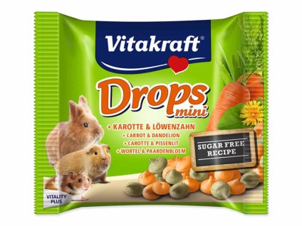 VITAKRAFT Drops Happy Karotte Rabbit 40g