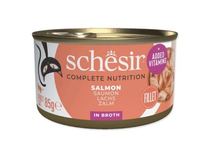 Konzerva SCHESIR Cat losos ve vývaru 85g