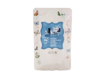 Kapsička CATZ FINEFOOD Bio No.513 s bio lososem 85g