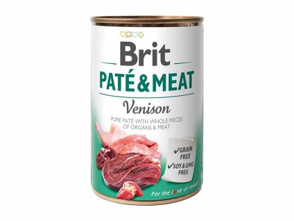 Konzerva BRIT Paté & Meat Venison 800g