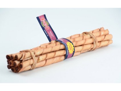 BRAVO Lamb tyčka z hovězí kůže s jehněčí příchutí 25cm (10ks)