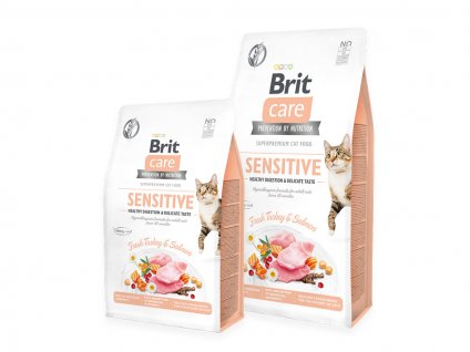 BRIT CARE Cat Grain-Free Sensitive Healthy Digestion & Delicate Taste 400g