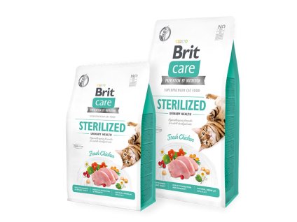 BRIT CARE Cat Grain-Free Sterilized Urinary Health 400g