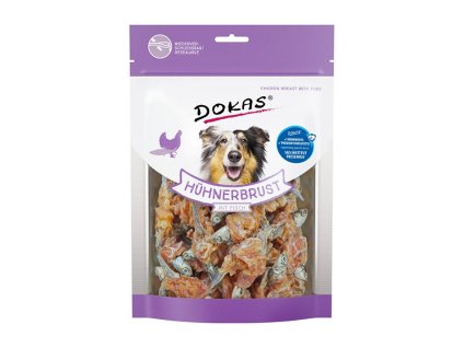 DOKAS Rybičky obalené kuřecím masem 220g