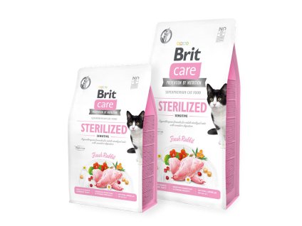 BRIT CARE Cat Grain-Free Sterilized Sensitive 2kg