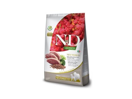 N&D Grain Free Quinoa Dog Neutered Duck & Broccoli & Asparagus 2,5kg