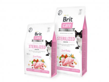 BRIT CARE Cat Grain-Free Sterilized Sensitive 400g