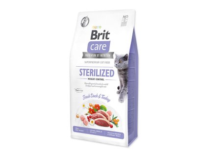 BRIT CARE Cat Grain-Free Sterilized Weight Control 7kg