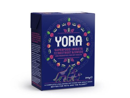 Paštika YORA Insects s řepou a tuřínem 390g