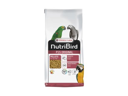 VERSELE-LAGA NutriBird P15 Original - základní extrudy pro velké papoušky s tuzemským ovocem 3kg