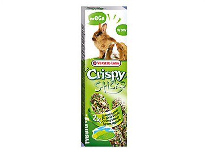 VERSELE-LAGA Mega Crispy Sticks - tyčky pro morčata a králíky zelená louka 2x70g
