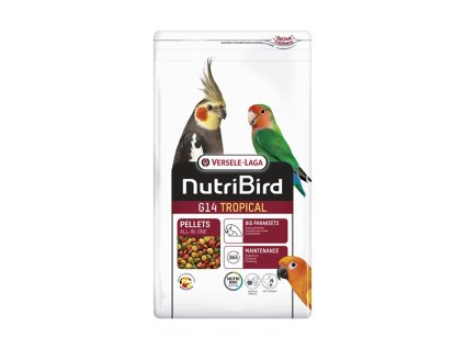 VERSELE-LAGA NutriBird G14 Tropical - základní extrudy pro korely s tropickým ovocem 3kg