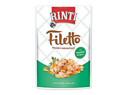 Kapsička RINTI Filetto - kuře a zelenina v želé 100g