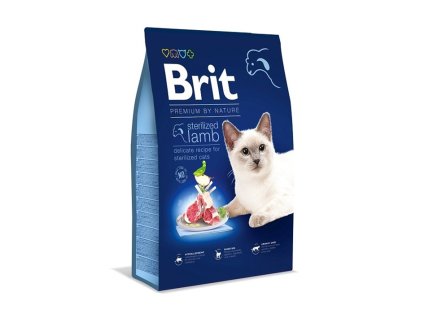 BRIT Premium by Nature Cat Sterilized Lamb 8kg
