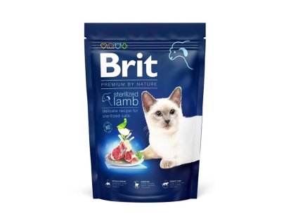 BRIT Premium by Nature Cat Sterilized Lamb 1,5kg